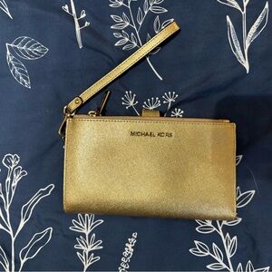 Michael Kors Gold Wallet